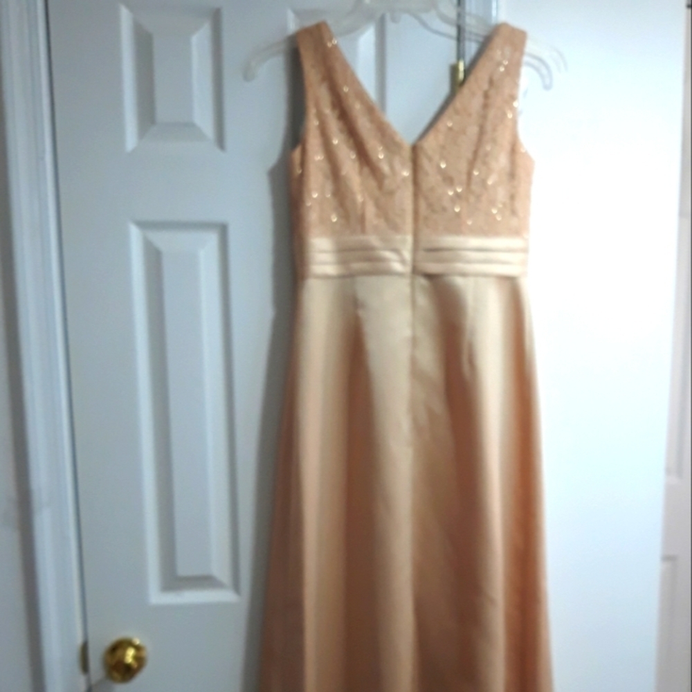 Patra 2 Pieces Dress With Matching Lace Bolero Cream Gown Long Dress Size 8 - Picture 13 of 15
